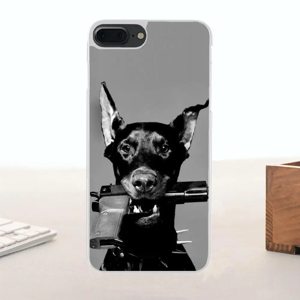 as picture Bixedx для huawei Honor mate 7 7A 8 9 10 20 V8 V9 V10 G Lite Play Mini Pro P смартфон с мягким дизайном Doberman - Цвет: as picture