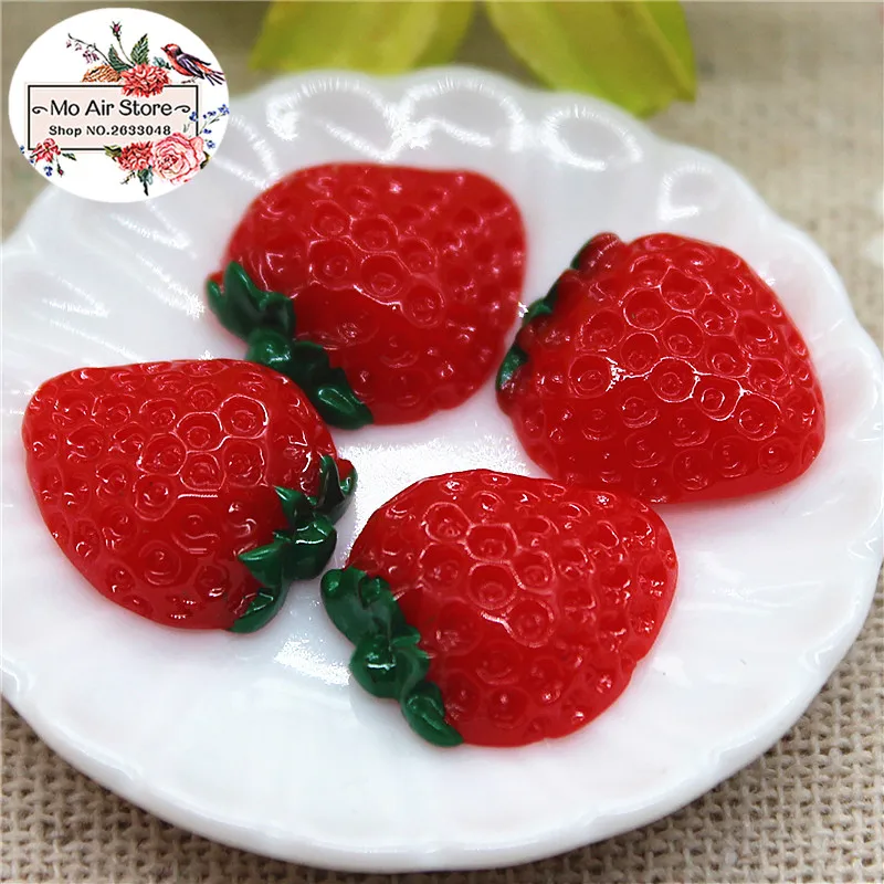 

Кабошон искусственная клубника Ywbeads 20 шт