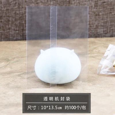 clear 10X13.5cm 100 X печенье Конфеты Хлеб выпечка в подарок Упаковочные пакеты для ювелирных изделий торт чай полупрозрачный матовый плоский уплотнительный пакет - Цвет: clear 10X13.5cm