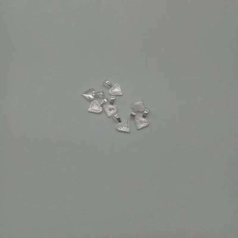 100 шт. оптовая продажа 10 мм * 16 клей в форме сердца на баилках для стеклянных