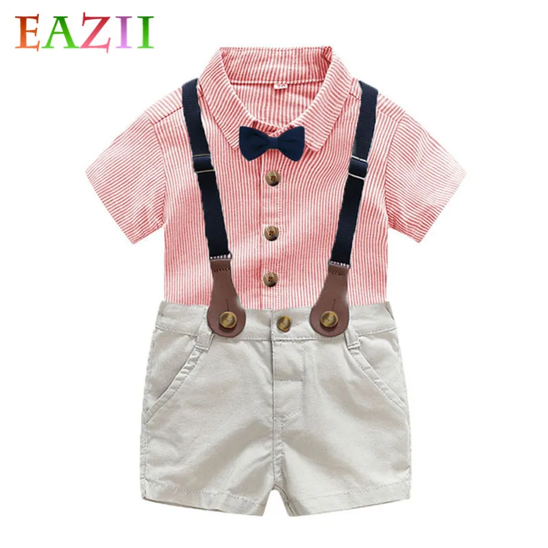 Комплект из 2 предметов для маленьких джентльменов летний комплект одежды