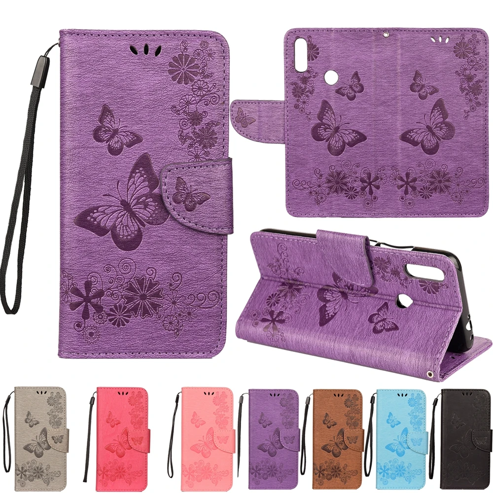 Чехол книжка для Redmi Note 7 чехол Xiaomi кожаный с бабочкой Not Pro чехлы|Чехлы-книжки| |