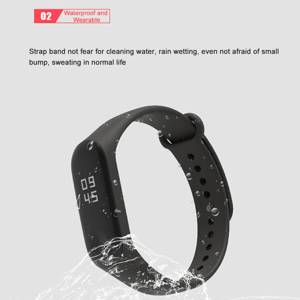 Для Xiaomi mi ремешок 4 ремешок силиконовый водонепроницаемый браслет для mi Band 3 сменные аксессуары для Xiao mi band 4 браслет
