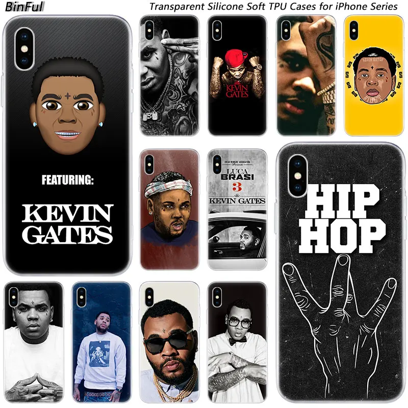 Горячая Lil Wayne Kevin Gates Мягкий Силиконовый Модный чехол для Apple iPhone 11 Pro XS MAX XR X 7 8 Plus 6 6s 5 5C 5S SE TPU чехол|Бамперы| |