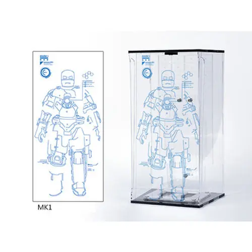 1/6 ЖЕЛЕЗНЫЙ ЧЕЛОВЕК акриловая Зал Броня MK1 голографических как пластины|hall of