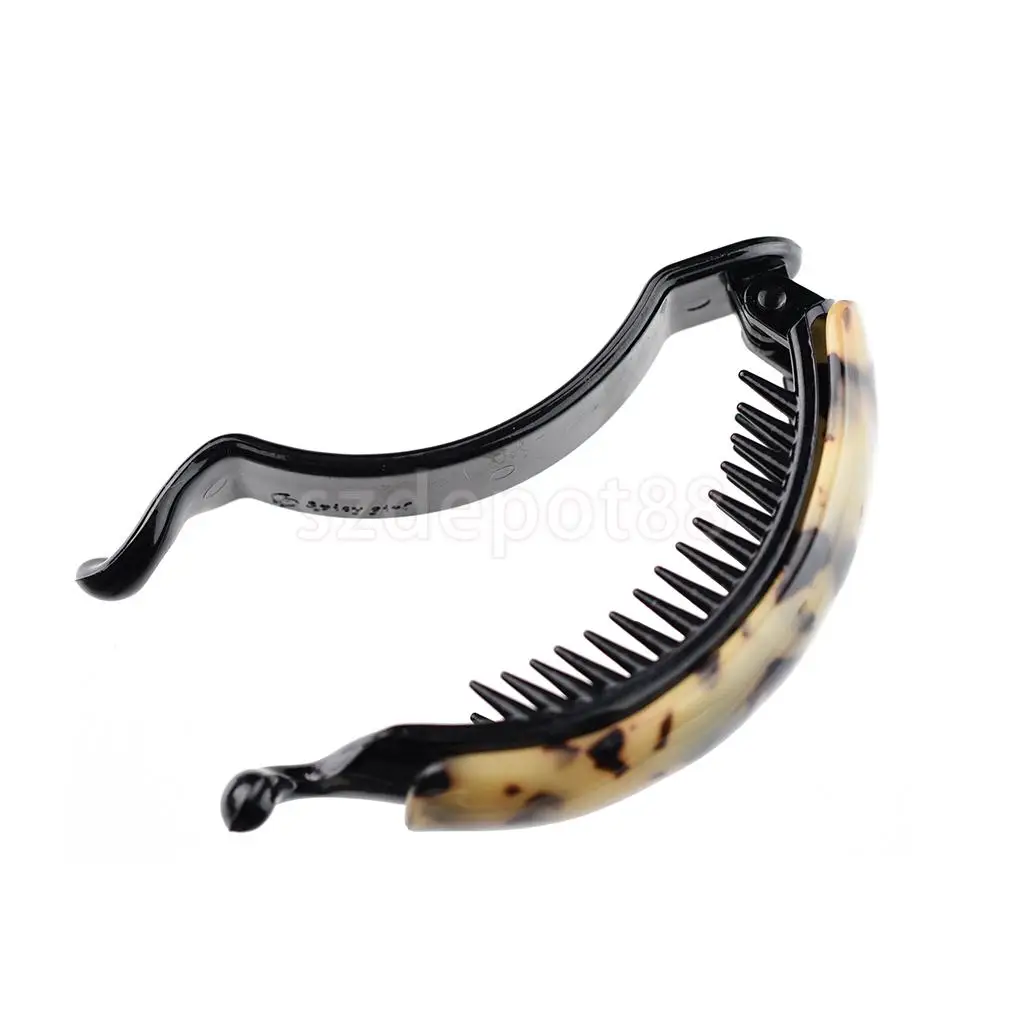 Large Long Banana Hair Clip Hairpin Acetate Headwear Ponytail Holder For Women Lady Girl |