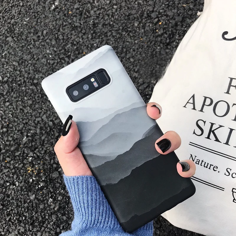 YHBBCASES градиентные чехлы для телефонов Samsung Galaxy S10 5G S8 S9 Plus чехол Note 10 8 9 мягкий с