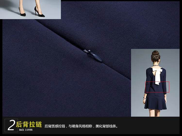 Новинка 2017 весеннее женское милое платье с открытой спиной и оборками большого