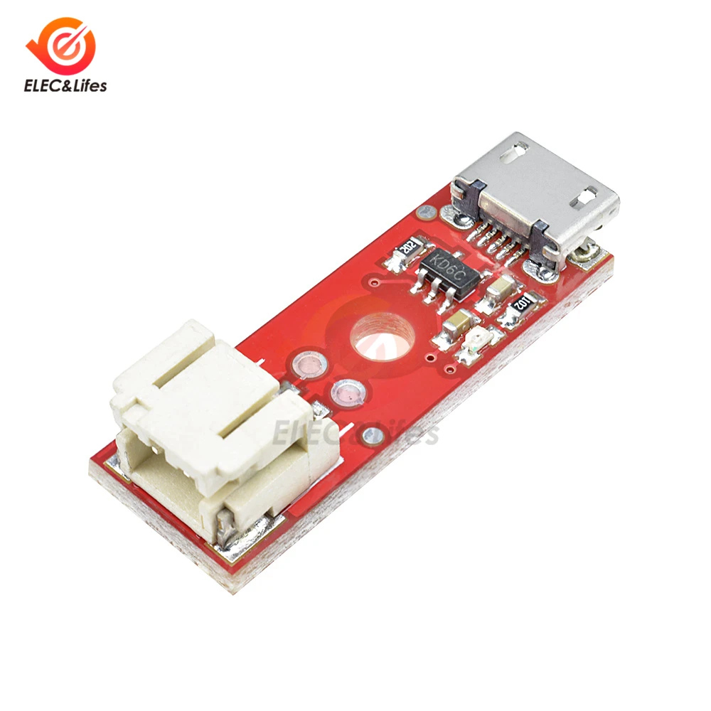 3.7V 500mA 0.5A LiPo Charger Basic Micro USB lithium Battery Module Li-Ion Lipo battery charging board MCP73831T Chips | Инструменты