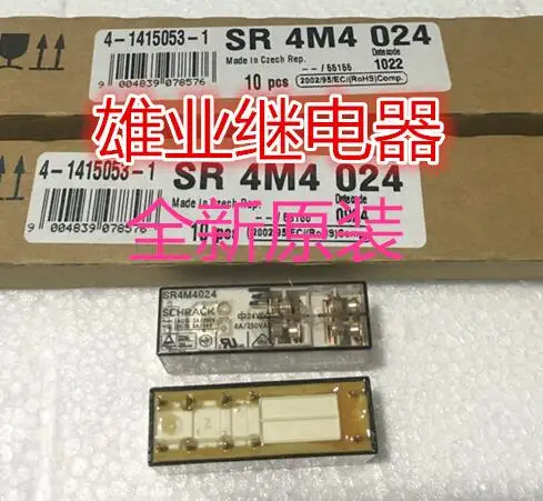 

HOT NEW relay SR4M4024 24VDC SR4M4024-24DCV 4M4024 24VDC 8A 250VAC SCHRACK DIP10