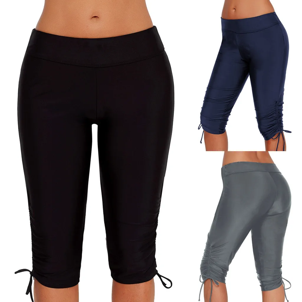 Бикини 2020 mujer женские спортивные солнцезащитные шорты с высокой талией