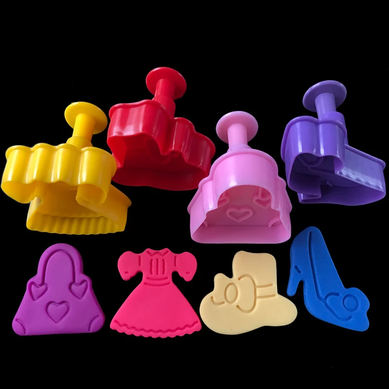 4 шт. формы для выпечки и печенья на высоком каблуке|cutter fondant|fondant cake moldshoe cookie cutter |
