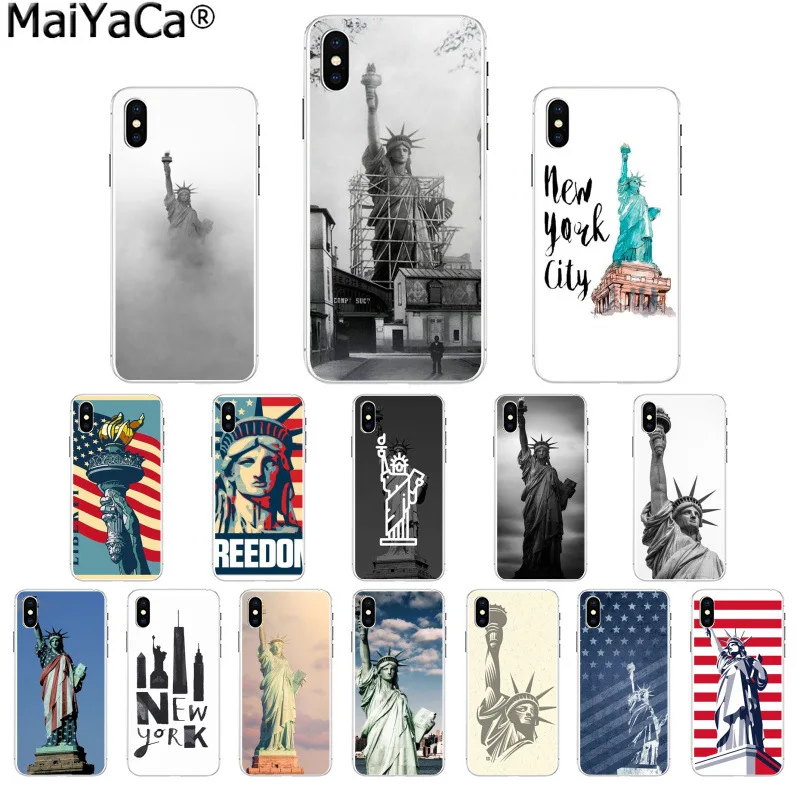 Мягкий силиконовый прозрачный чехол MaiYaCa для iPhone 8 7 6 6S Plus 5 5S SE XR X XS MAX|Бамперы| |