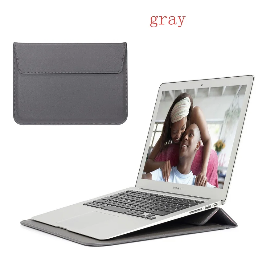 gray xinfeng Чехол для ноутбука для Appl Macbook Air, Pro, retina, 11,12, 13,15 дюймов сумки для ноутбуков. Pro 13," 15,4" с/без сенсорной панели - Цвет: gray xinfeng