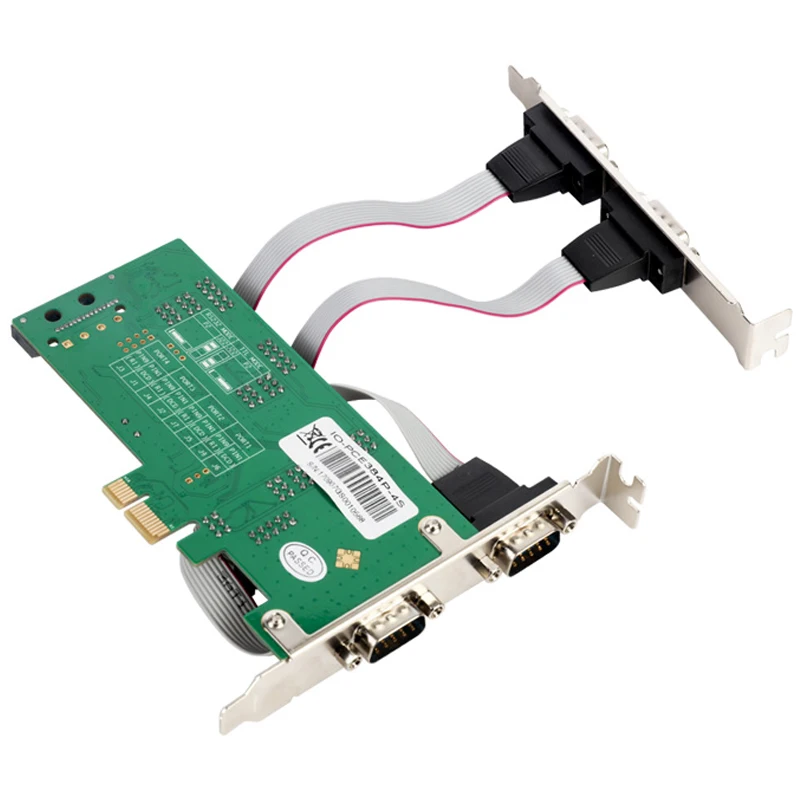PCI express 4 порта последовательная карта промышленный мульти RS-232 DB9 COM порт адаптер