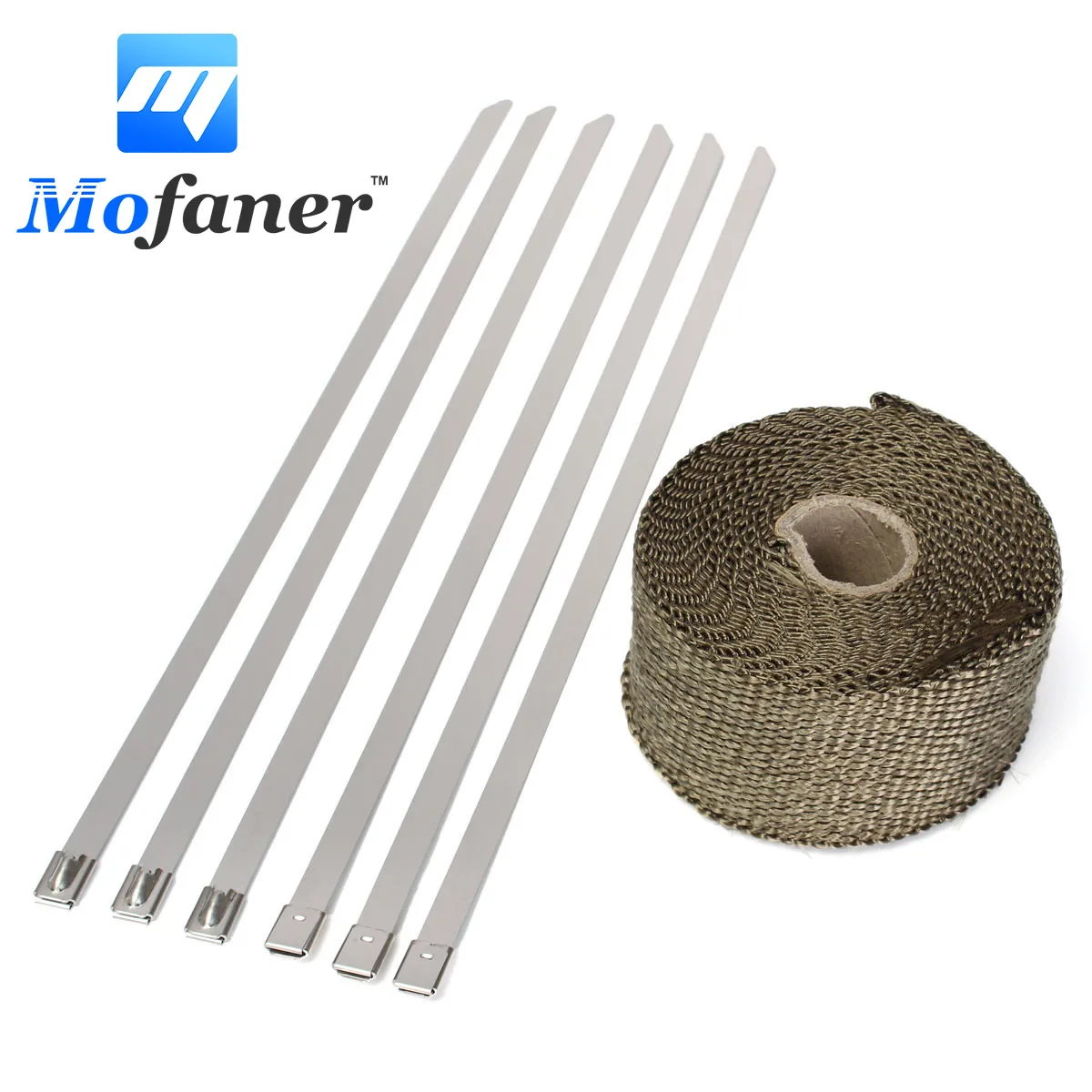 5 м Титановая Выхлопная нагревательная пленка для мотоцикла рулон кабеля