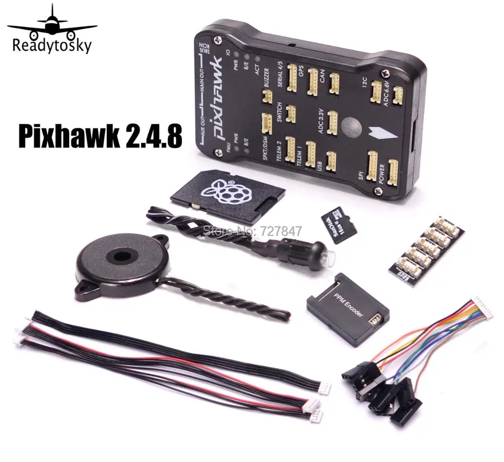 Pixhawk PX4 автопилот PIX 2.4.8 32 бит Контроллер полета с PPM предохранительный