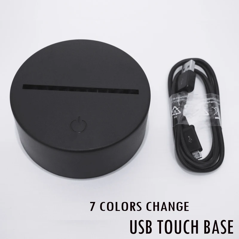 Иллюзия кино мультфильм 3D LED USB лампа Трансформеры маска Декор Лава последний