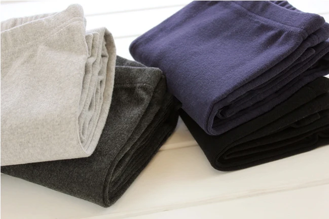 Легинсы высокого качества одноцветные эластичные с шлифовальными волосами