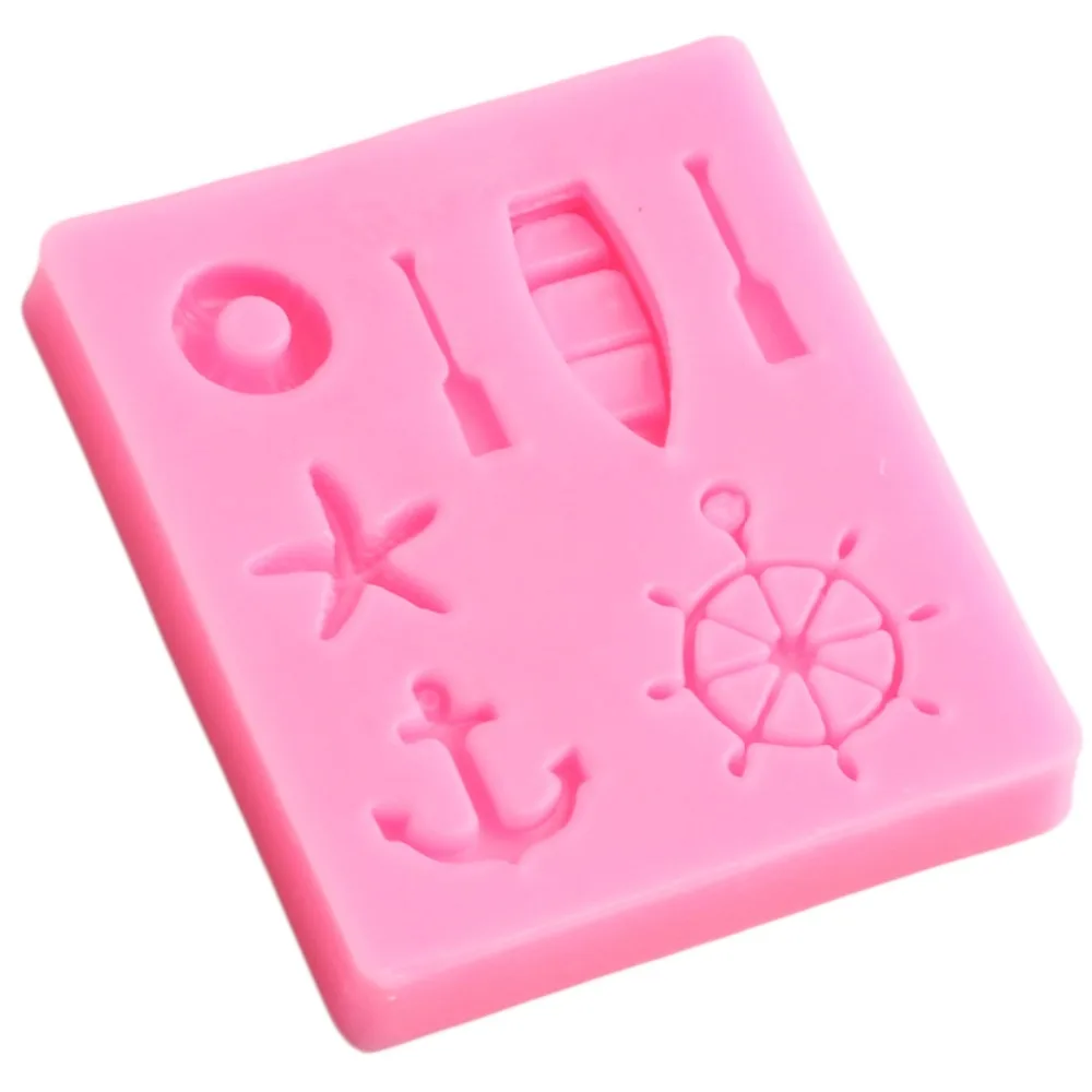 Силиконовая форма в виде лодки звезды спасательного буя инструменты для