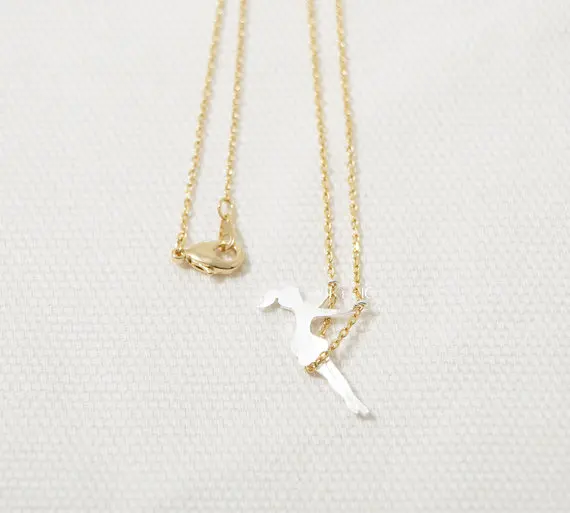 Цепочка с подвеской в виде маргариток маленькое Простое Повседневное