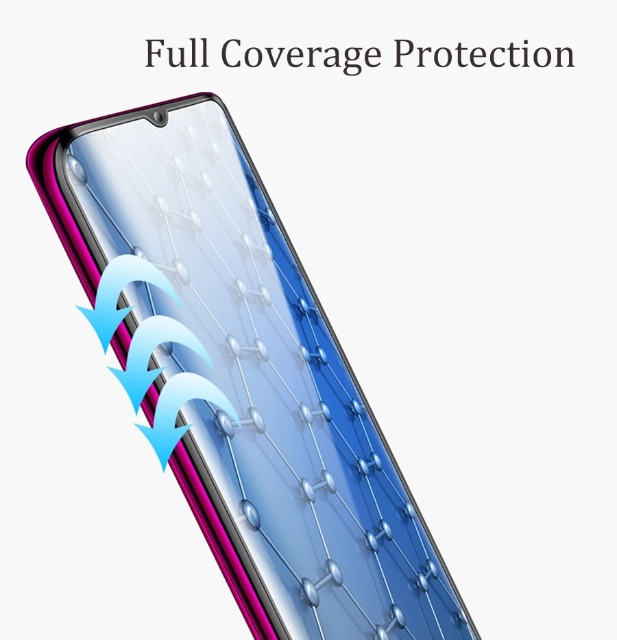 KEYSION Закаленное стекло пленка для Xiaomi mi 9T Pro mi 9 Защита экрана против отпечатков пальцев полное покрытие для Red mi K20 Note 7 Pro