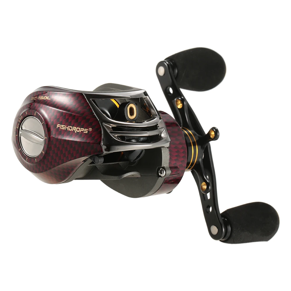 

17+1 Ball Bearings Left / Right Hand Bait Casting Fishing Reel Gear Ratio 6.3:1 Baitcasting Reel Fishing Tackle Pesca