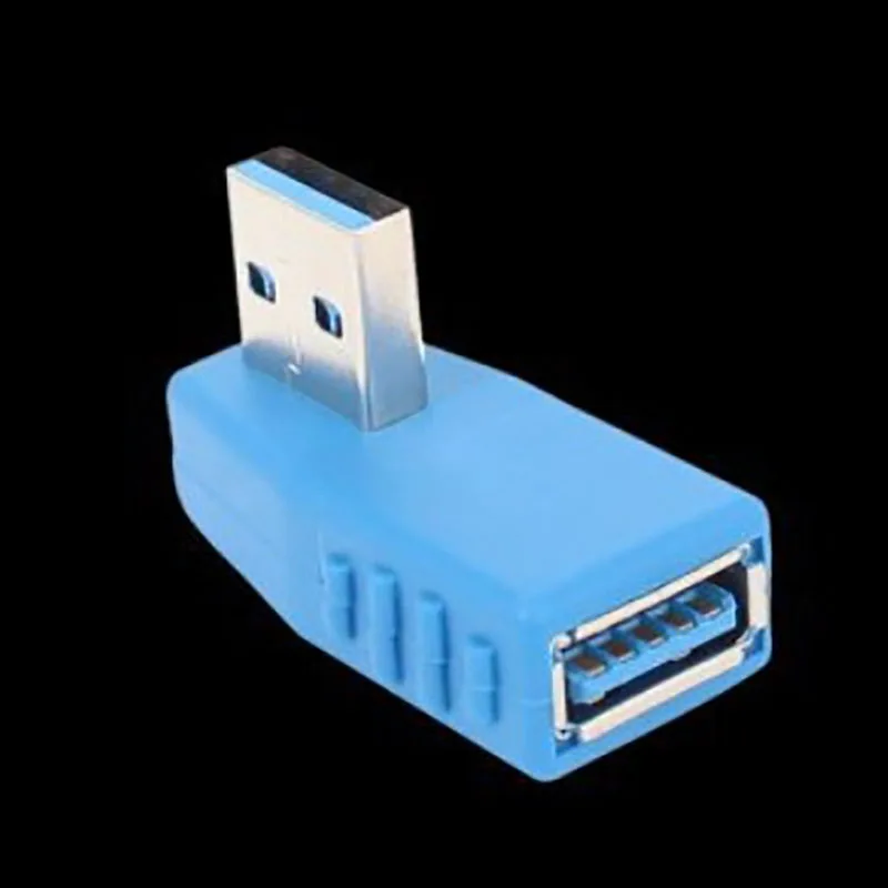 1 шт. Новый 90 градусов левый правый угловой USB 3 0 A адаптер Папа-мама разъем для