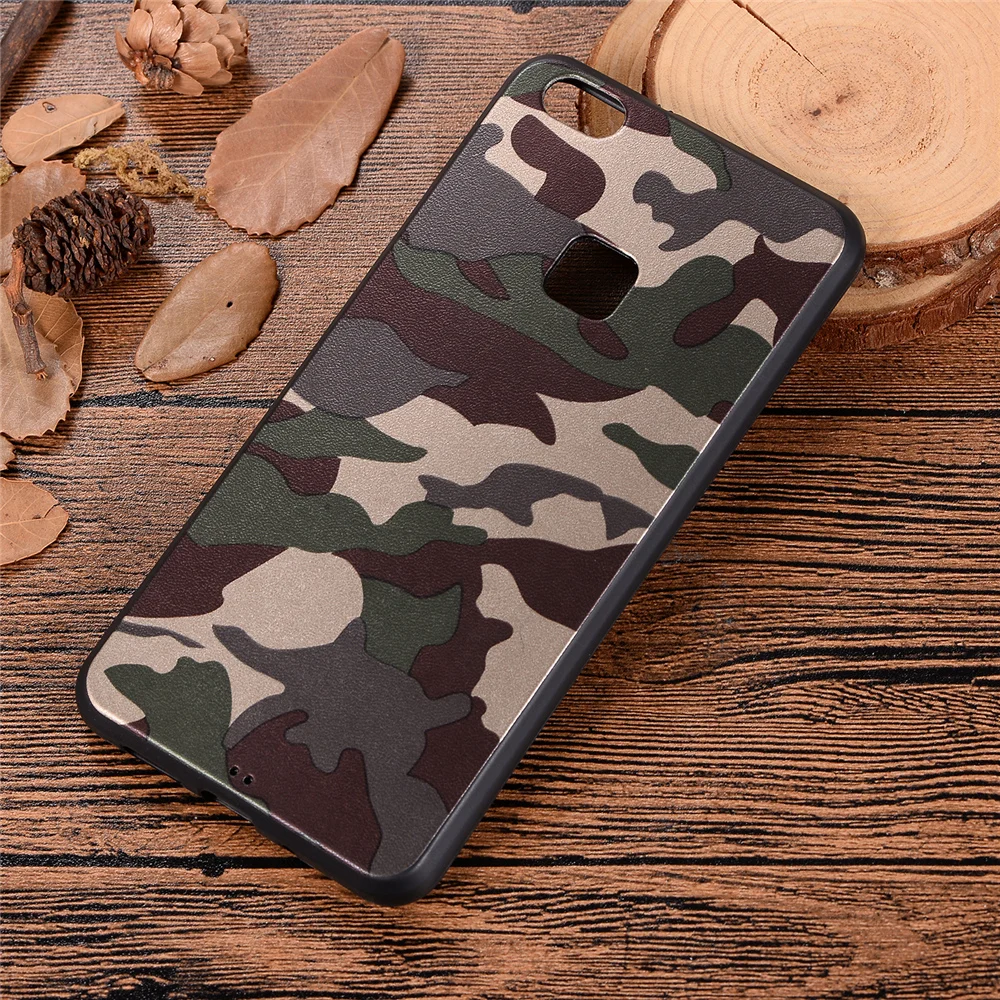 Army Camo Camouflage Case For Huawei P10 Lite Soft TPU Silicone Phone Back Cover P8 2017 Honor 9 Funda |