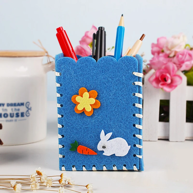 Бесплатная резка ткани Материал Упаковка ручная работа милый мультфильм ручка с