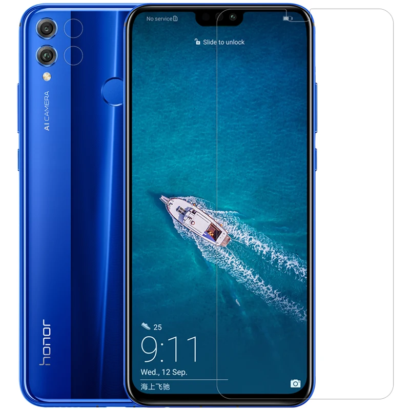 Закаленное стекло для защиты экрана Huawei Honor 8X Nillkin H + PRO 0 2 мм 2.5D 8X/Y9 2019|Защитные