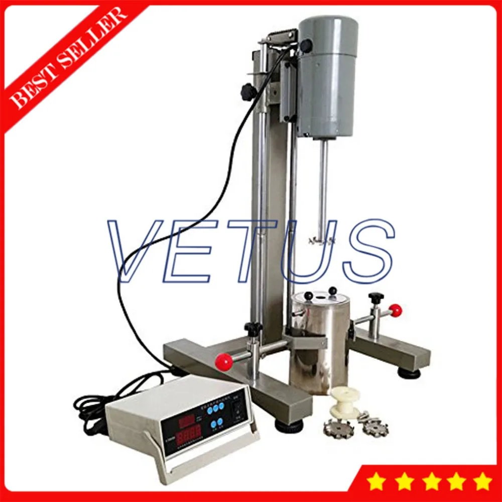 

FS-400D высокоскоростной цифровой лабораторный Диспергатор для краски прибор для испытания красок гомогенизатор миксер 400 Вт 220 В