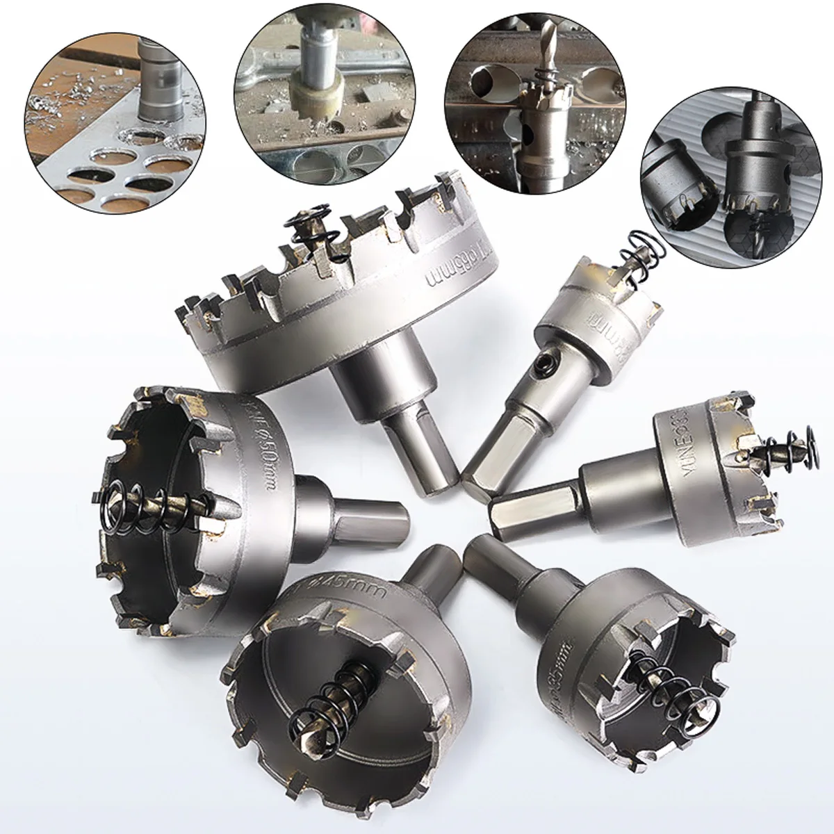 1PC HSS кольцевой пилы твердосплавные строгальные ножи бит пустотелого сверла