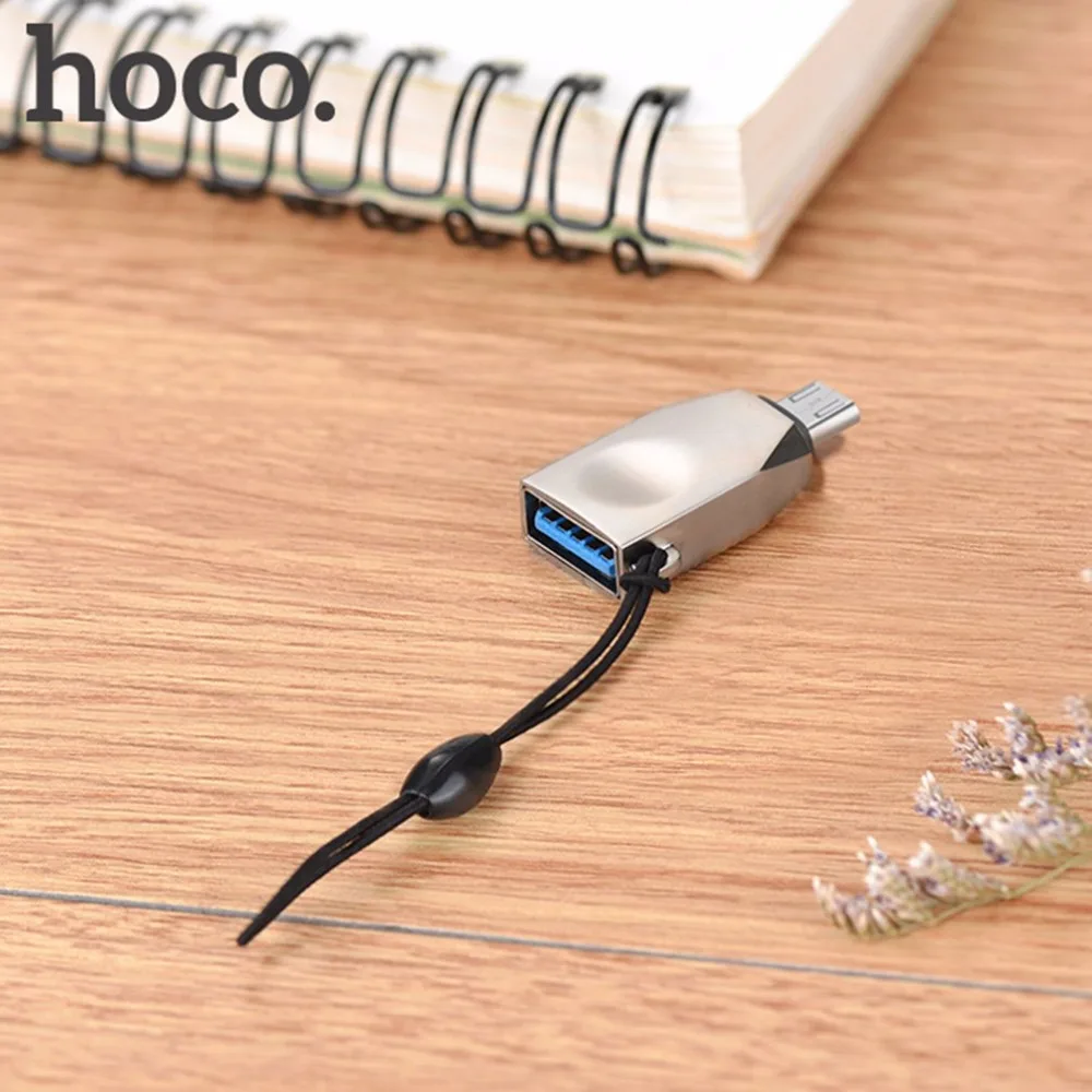 HOCO OTG адаптер Micro USB к 2 0 конвертер кабель для Android планшетного ПК флэш мыши