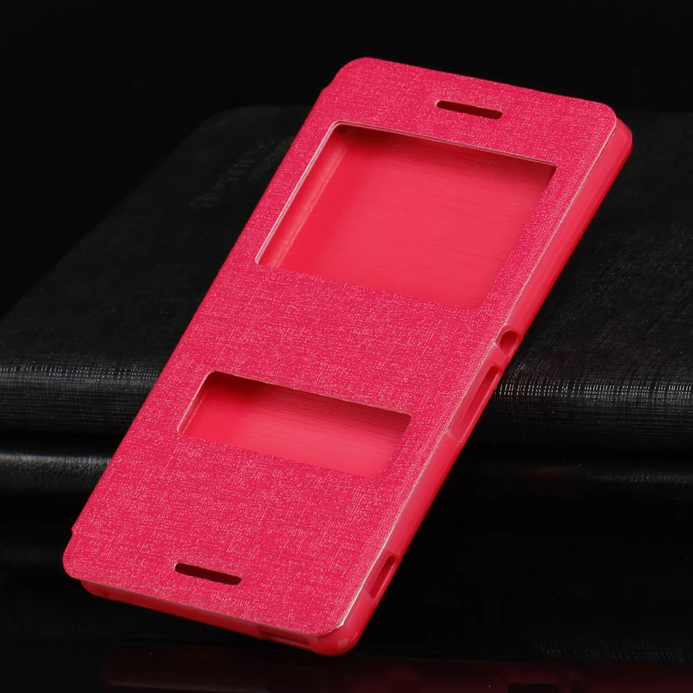 Из искусственной кожи 5.0For sony Xperia M4 Aqua чехол для sony Xperia M4 Aqua E2303 E2333 откидная крышка для сотового телефона чехол