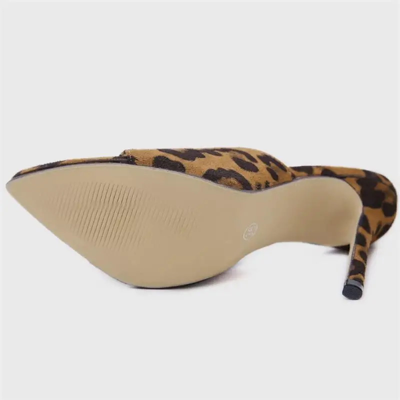 FragrantLily New Sexy Women High-heeled Shoes Open Toe Woman Sandals Novelty Leopard Print Fashion Party Nightclub | Обувь