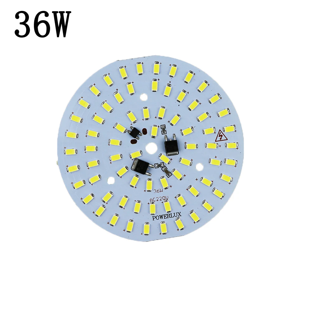 220v led plate Source 3W 5W 7W 10w 12W 15W 18W 24w 36w integrated IC driver 5730 SMD Cold Warm White aluminum pcb | Освещение