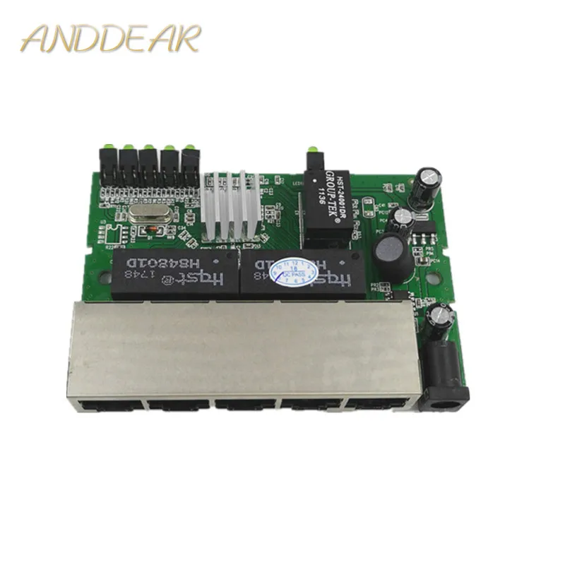 OEM 5-портовый гигабитный Ethernet коммутатор модуль самая дешевая сетевая