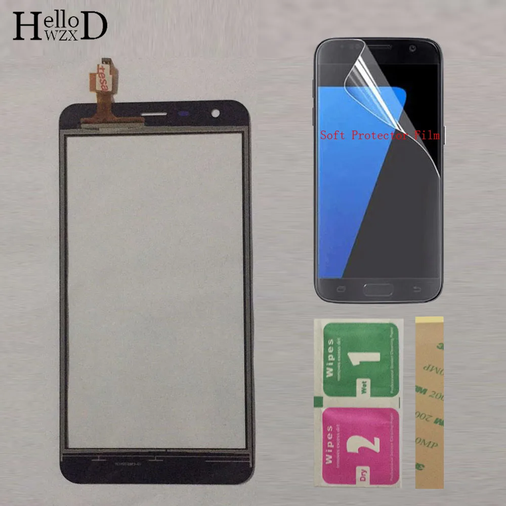 5,5 'мобильный сенсорный экран Переднее стекло for HOMTOM ht30 HT 30 сенсорный экран панель сенсор дигитайзер внешнее стекло
