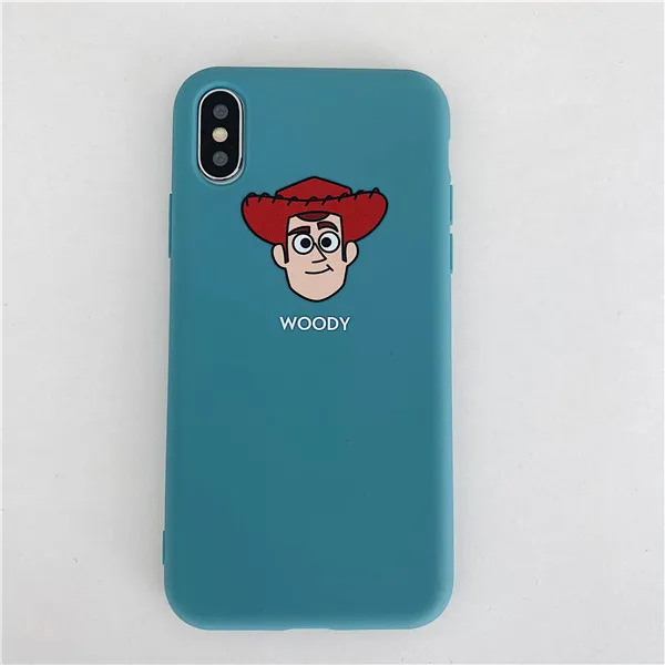 4 Милая история игрушек мультфильма Базз Вуди Телефон чехол для iPhone 6 6 S 7 8 Plus X XS MAX XR Мягкий ТПУ чехол для iPhone 11 Pro MAX 6 S - Цвет: 4