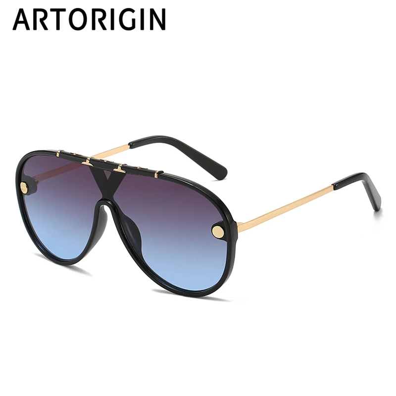 Брендовые авиационные солнцезащитные очки для женщин Франция модный тренд один