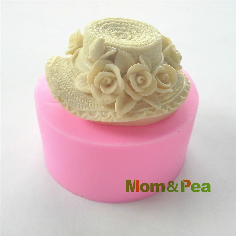 0407 Бесплатная доставка женская шляпа силиконовая форма для мыла украшение торта