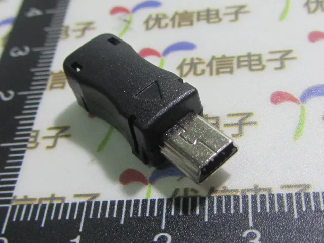 Бесплатная доставка 100 шт./лот мини USB Штекерная головка-5 пФ с оболочкой головка