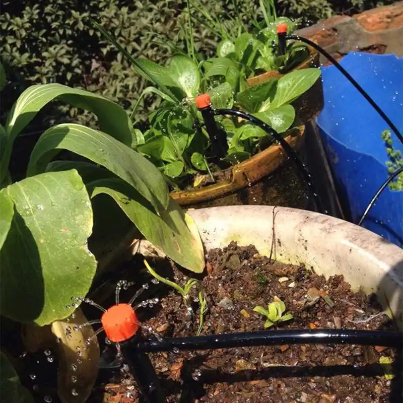 Система капельного орошения сделай сам 5 м 15 25 автоматический самополив растений