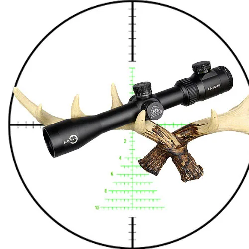 Военная Униформа Тактический tm4.5-18x40 4.5x-18x увеличение прицел страйкбола прицел для Охота Стрельба Wargame hs1-0287