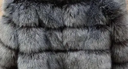 Пальто из искусственного кроличьего меха, женская зимняя куртка с капюшоном размера плюс, элегантное манто Femme Hiver, Меховая куртка для вечеринки, верхняя одежда - Цвет: silver fox
