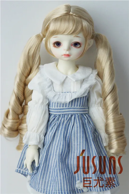 JD330 1/6 1/4 1/3 красивый кукольный парик BJD парики YOSD MSD SD длинные двойные пони Страна Девушка Кукла волосы модные аксессуары куклы