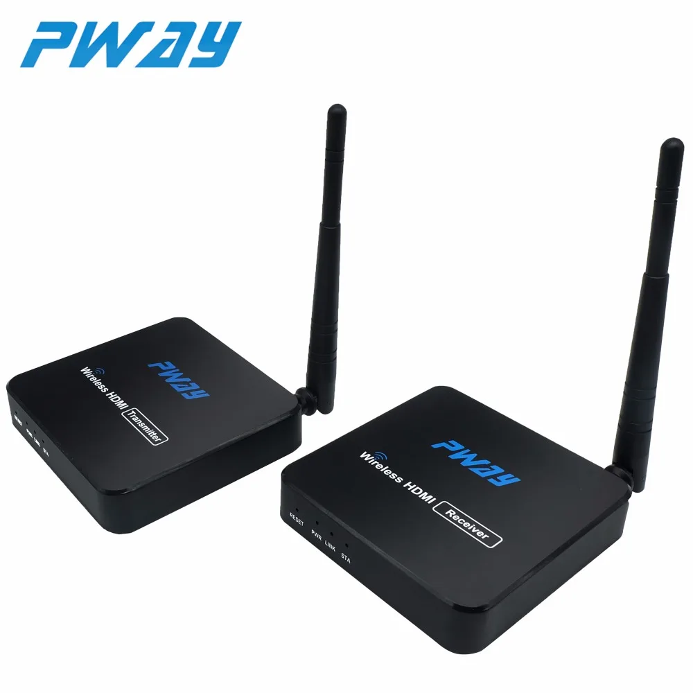 1TX 1RX Беспроводной HDMI удлинитель(комплект передатчика и приемника) WiFi передача до 328fts/100m 1080P@ 60Hz с ИК-пультом дистанционного управления - Цвет: 1TX 1RX