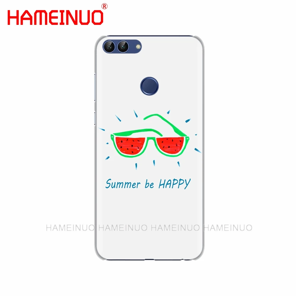 HAMEINUO Летний чехол для сотового телефона с принтом фруктов и надписью I love huawei Honor 7C
