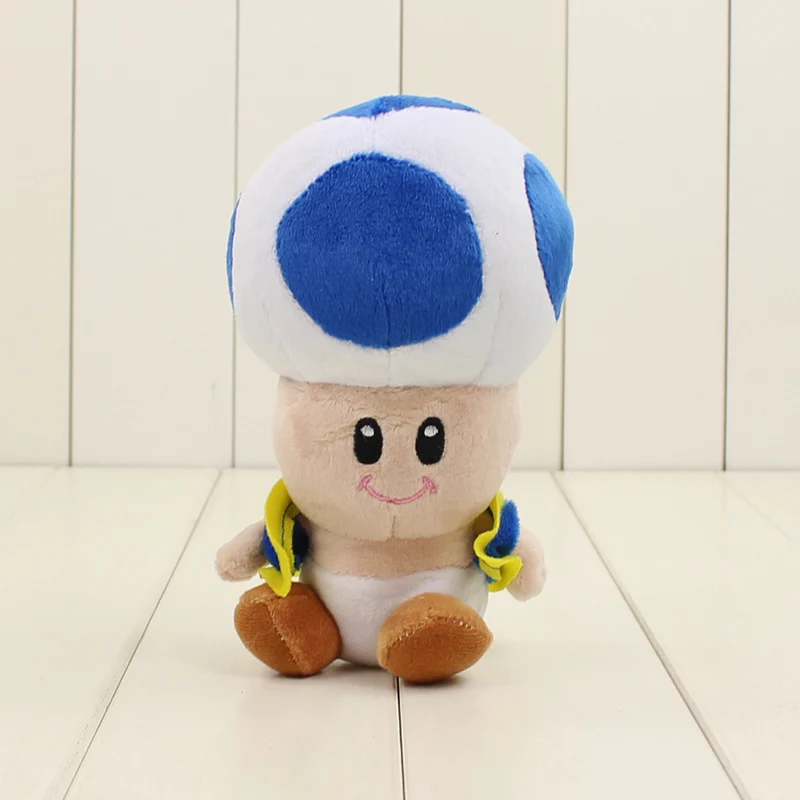 4 шт./лот 16 см Super Mario Bros плюшевая жаба игрушки гриб Мягкая Подвеска для ключей мягкая фигурка игрушки детские куклы